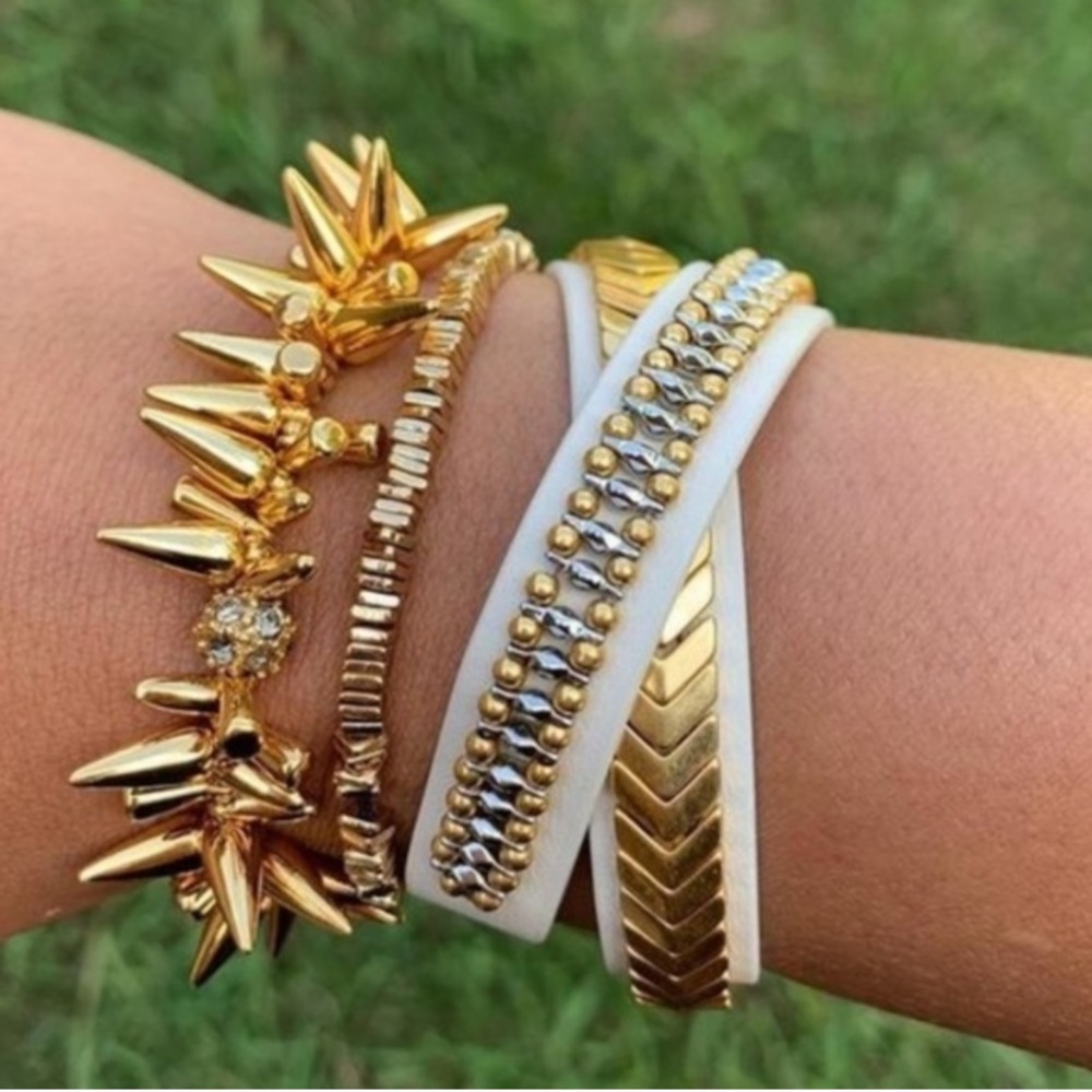 S&D Gilded Path Double Wrap Bracelet
